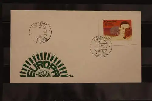 Portugal  Europa CEPT 1983, FDC mit ungezähnten Marken aus Ministerblatt, MiNr. 1601, gebraucht