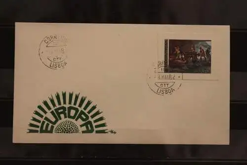 Portugal - Madeira   Europa CEPT 1982, FDC mit ungezähnten Marken aus Ministerblatt, MiNr. 77, gebraucht