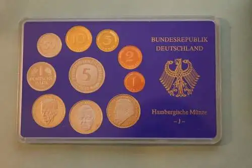 Deutschland, Kursmünzensatz Spiegelglanz (PP), 1993, J