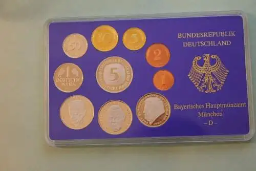 Deutschland, Kursmünzensatz Spiegelglanz (PP), 1992, D