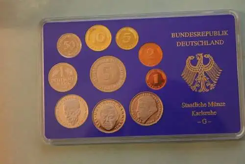 Deutschland, Kursmünzensatz Spiegelglanz (PP), 1992, G