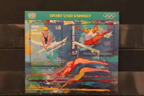 UNO Wien, Blockausgabe Sport und Umwelt, MNH