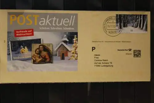 Deutschland; Ganzsache Eigenausgabe Deutsche Post 2012, ungeöffnet