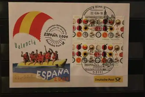 Messebrief Deutsche Post: Espana 2004 Valencia