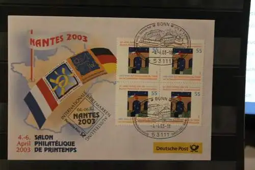 Messebrief Deutsche Post: Salon philatelique de Printemps 2003