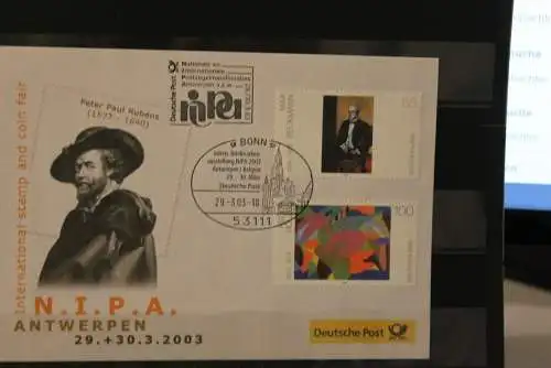 Messebrief Deutsche Post: N.I.P.A. 2003 Antwerpen