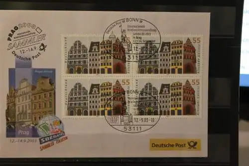 Messebrief Deutsche Post: SAMMLER PRAG 2003