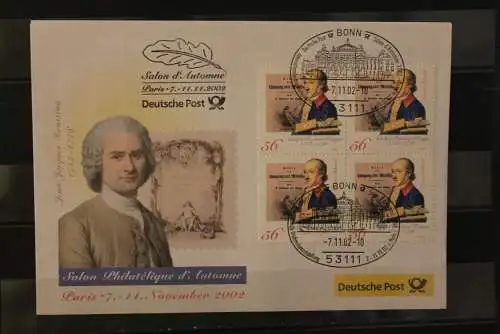 Messebrief Deutsche Post: Salon philatelique d' Automne 2002