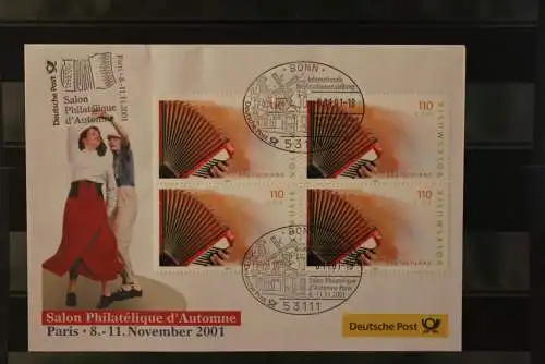 Messebrief Deutsche Post: Salon philatelique d' Automne 2001