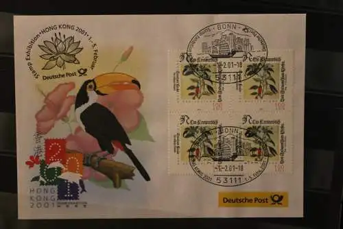 Messebrief Deutsche Post: HONG KONG 2001