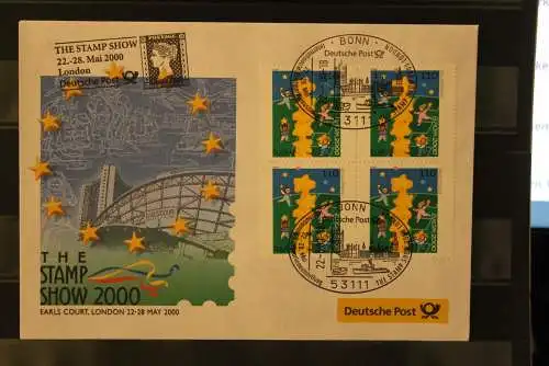 Messebrief Deutsche Post: The Stamp Show 2000 London