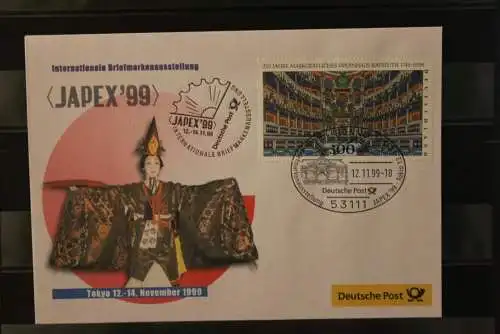 Messebrief Deutsche Post: JAPEX '99; Tokyo