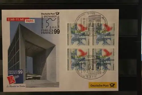 Messebrief Deutsche Post: PHILEX FRANCE 99, Paris