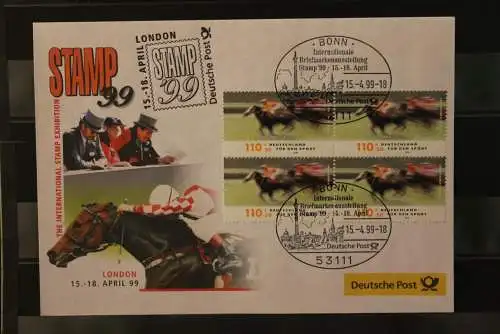 Messebrief Deutsche Post: Stamp '99 England