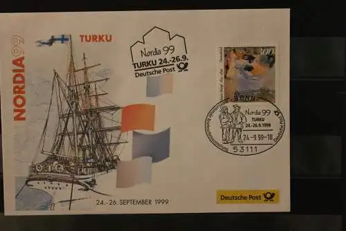 Messebrief Deutsche Post: Nordia 99, Turku