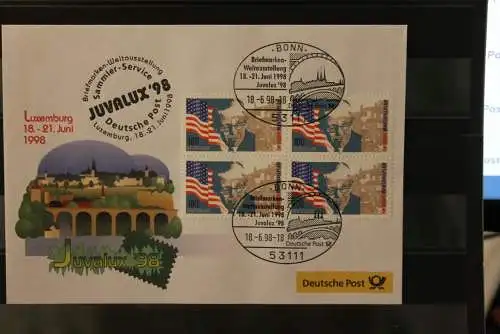 Messebrief Deutsche Post: Juvalux '98, Luxemburg