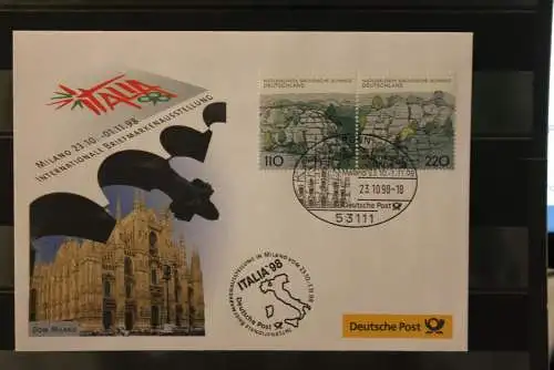 Messebrief Deutsche Post: Italia '98 Milano