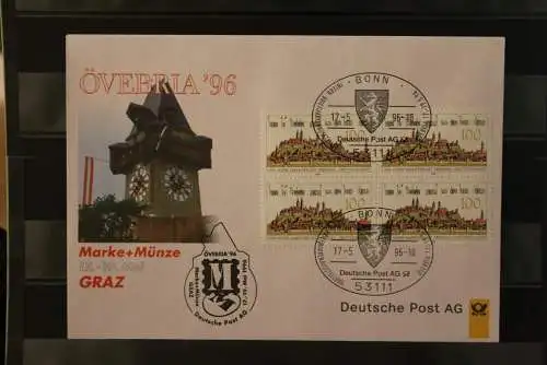 Messebrief Deutsche Post: ÖVEBRIA '96 Graz 1996