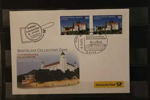 Messebrief Deutsche Post: BRATISLAVA COLLECTORS DAYS 2014