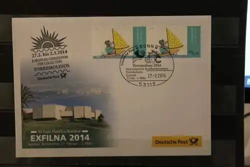 Messebrief Deutsche Post: EXFILNA 2014, Spanien 2014