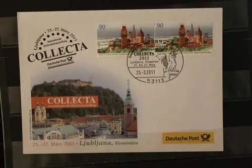 Messebrief Deutsche Post: COLLECTA 2011, Slowenien