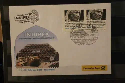 Messebrief Deutsche Post: INDIPEX Neu-Dehli 2011