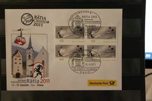 Messebrief Deutsche Post: RÄTIA 2011 Chur/Schweiz