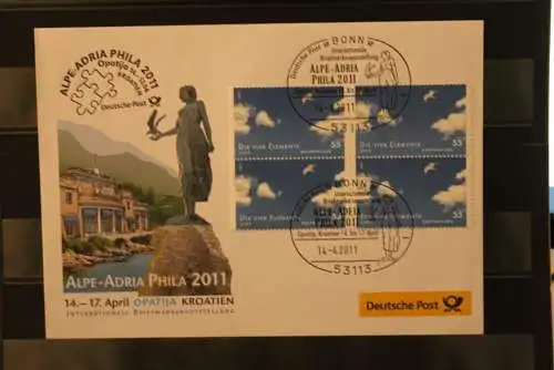 Messebrief Deutsche Post: ALPE-ADRIA PHILA 2011