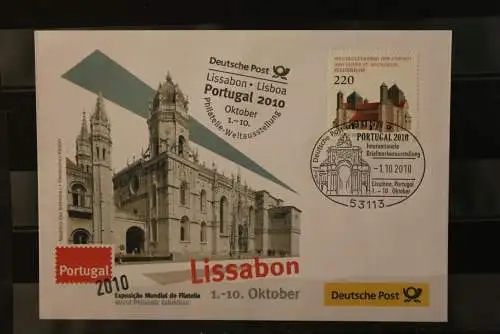 Messebrief Deutsche Post: Portugal 2010 Lissabon