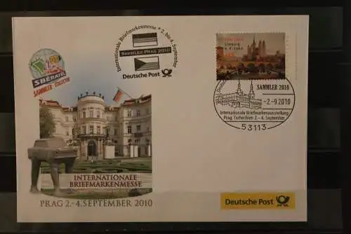 Messebrief Deutsche Post: Sammler Prag 2010