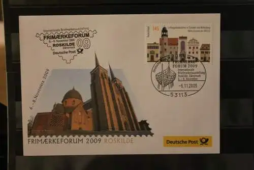 Messebrief Deutsche Post: FRIMAERKEFORUM 2009 Roskilde