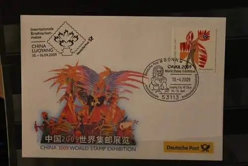 Messebrief Deutsche Post: CHINA 2009 World Stamp Exhibition