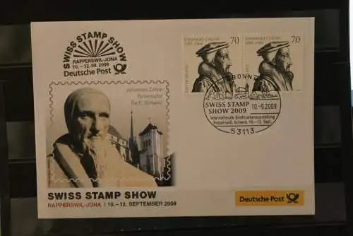 Messebrief Deutsche Post: Swiss Stamp Show Rapperswil-Jona 2009