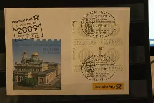 Messebrief Deutsche Post: BULGARIA 2009