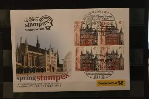 Messebrief Deutsche Post: Spring Stampex London 2009