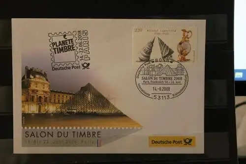 Messebrief Deutsche Post: SALON DU TIMBRE Paris 2008