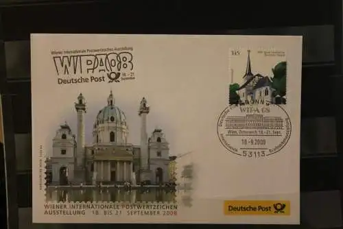 Messebrief Deutsche Post: WIPA 08, Wien 2008