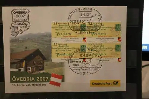 Messebrief Deutsche Post: ÖVEBRIA 2007