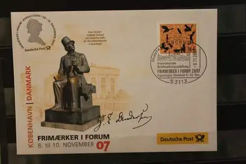 Messebrief Deutsche Post: FRIMAERKER I FORUM Kobenhavn 2007