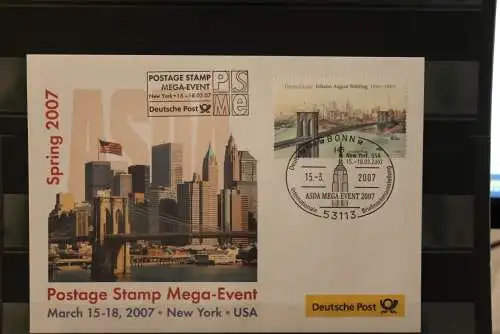 Messebrief Deutsche Post: Spring 2007 New York  2007