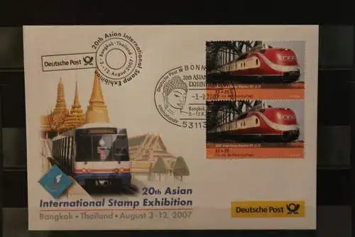 Messebrief Deutsche Post: 20th Asian International Stamp Exhibition Bangkok  2007