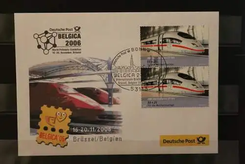 Messebrief Deutsche Post: BELGICA  2006 Brüssel