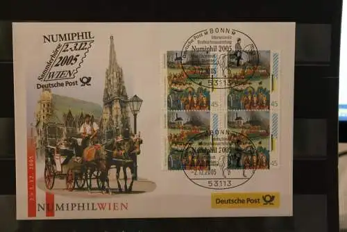 Messebrief Deutsche Post: NUMIPHIL Wien  2005