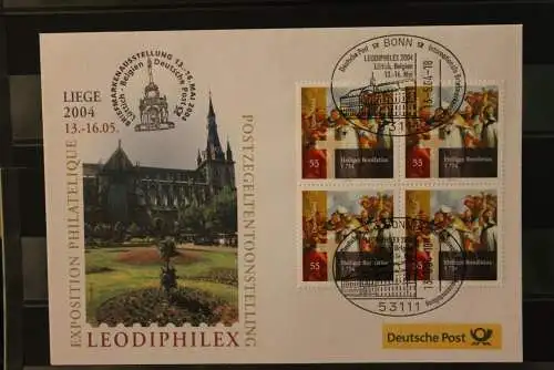 Messebrief Deutsche Post: Leodiphilex 2004 Liege