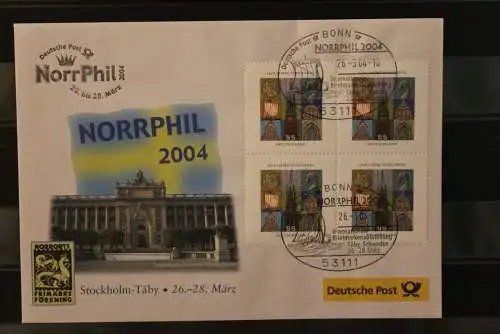 Messebrief Deutsche Post: NORRPHIL 2004 Stockholm