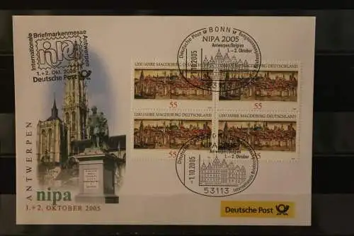 Messebrief Deutsche Post: nipa 2005 Antwerpen