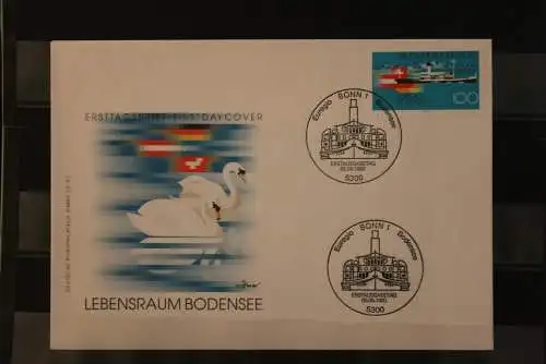 Deutschland,Liechtenstein,Schweiz; Gemeinschaftsausgabe EUREGIO Lebensraum Bodensee; 1993, FDC Deutschland