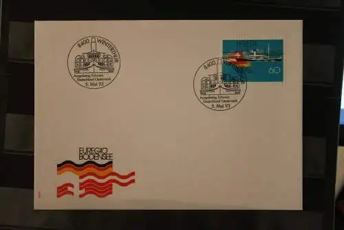 Deutschland,Liechtenstein,Schweiz; Gemeinschaftsausgabe EUREGIO Lebensraum Bodensee; 1993, FDC Schweiz