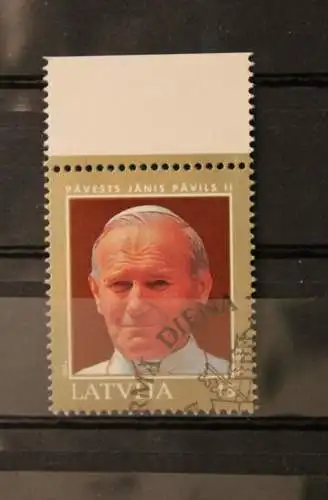 Latvija, 1993, Papst Johannes Paul II., gebraucht