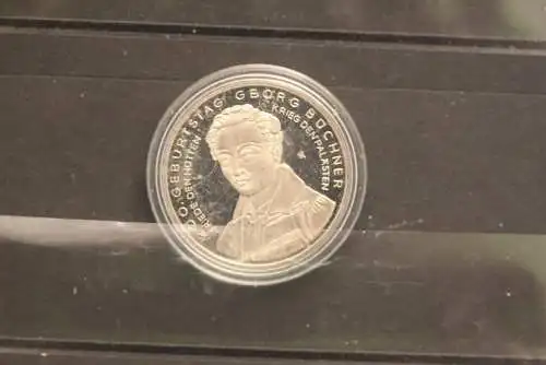 Bundesrepublik Deutschland; 10 Euro; 2013; Georg Büchner.; stg, Jäger-Nr. 583